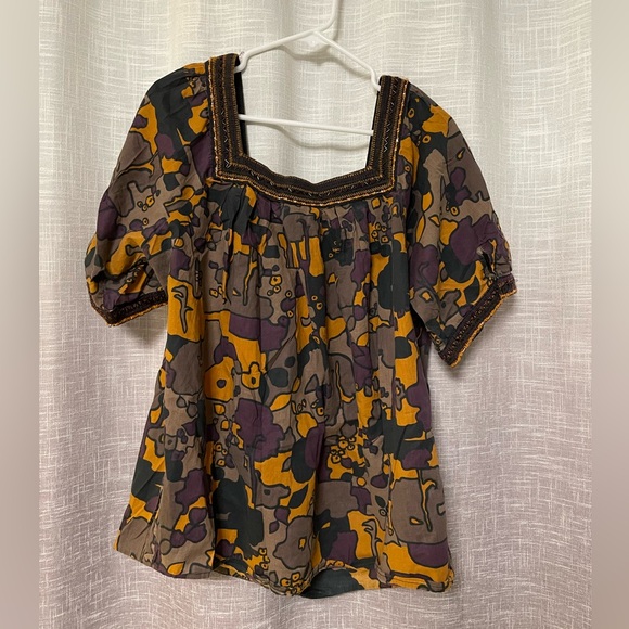 Beaded multicolored top - Picture 2 of 5